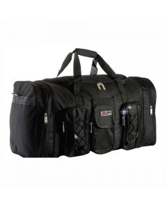 Bolsa de Viagem Confortável 50L: Espaçosa e Organizada - Preto sv0221