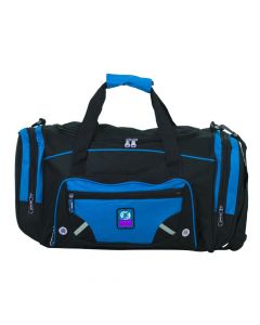 Bolsa Média 38L Azul Poliéster: Viagem, Academia, Alças Ajustáveis - ys1036