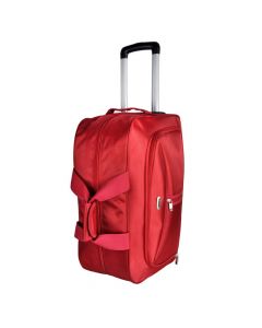 Mala Viagem 60L Poliéster Rodinhas Antifurto Vermelha ys01027v-m