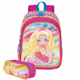 MALETA POLICARBONATO BARBIE 15PC Giro 360% REF.063381 SESTINI