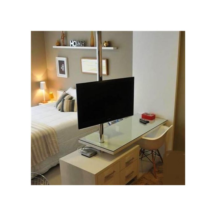 suporte de tv no teto - Pesquisa Google  Decoración de unas, Tv de  dormitorio, Decoracion de interiores